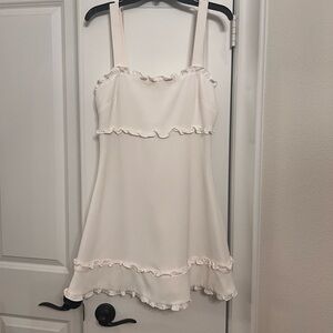 Only worn once White Mini Dress